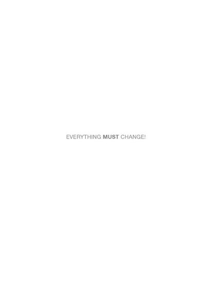 Everything Must Change!, Renata vila ; Sreko Horvat - Paperback - 9781682193051