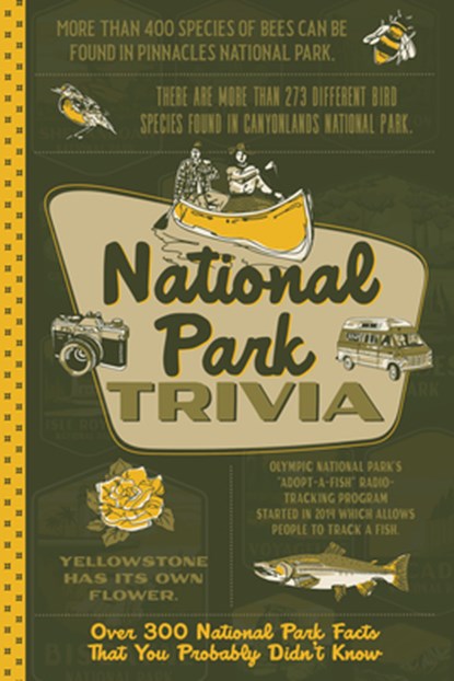 National Park Trivia Softcover Book, Willow Creek Press - Paperback - 9781682349618
