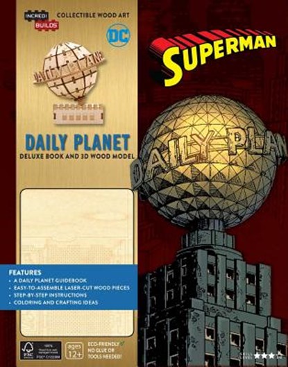 IncrediBuilds: DC Comics: Superman: Daily Planet Deluxe Book and Model Set, Manning - Paperback - 9781682981078