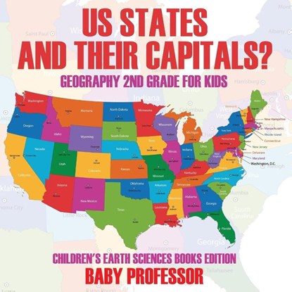 US States And Their Capitals, Baby Professor - Paperback - 9781683055228