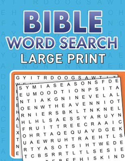 Bible Word Searches Large Print, Compiled by Barbour Staff - Paperback - 9781683221708
