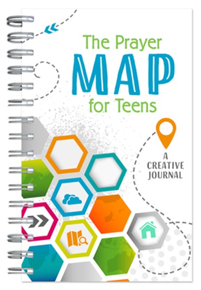 The Prayer Map for Teens: A Creative Journal, Compiled by Barbour Staff - Paperback - 9781683225560