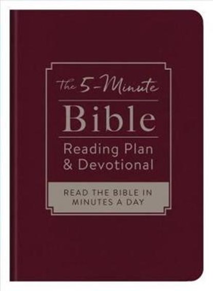 The 5-Minute Bible Reading Plan and Devotional, STRAUSS,  Ed - Paperback - 9781683226352