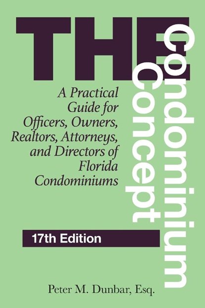 The Condominium Concept, Peter M Dunbar - Paperback - 9781683343684