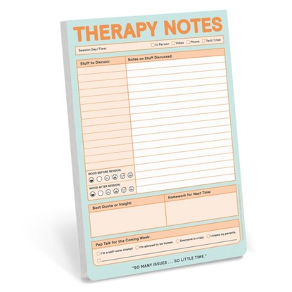 Knock Knock Therapy Notes Pad (Pastel Version), Knock Knock - Gebonden - 9781683494850