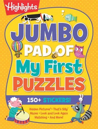 Jumbo Pad of My First Puzzles, Highlights - Paperback - 9781684379187
