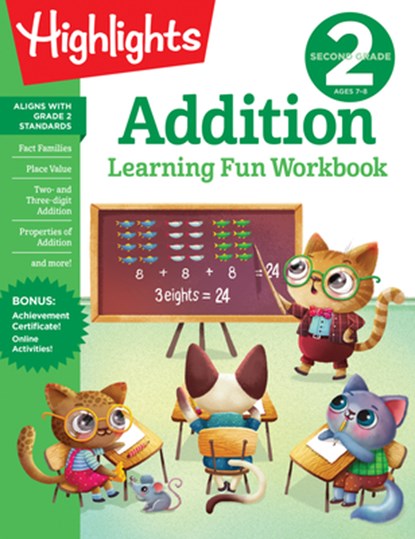 Second Grade Addition, Highlights Learning - Paperback - 9781684379309