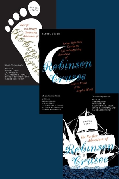 The Complete Adventures of Robinson Crusoe (3 vol set), Daniel Defoe - Gebonden - 9781684483815