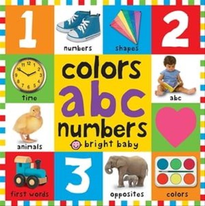 First 100 Big Board: Colors, ABC, Numbers, Roger Priddy - Ebook - 9781684490332