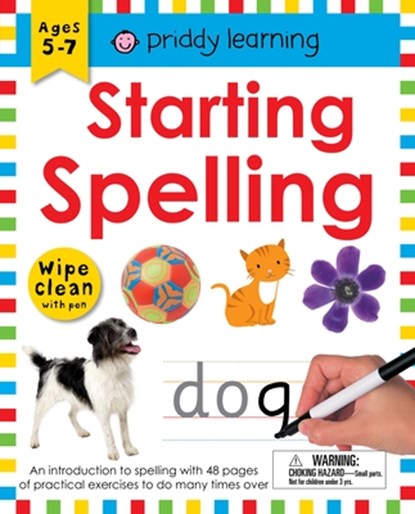 Wipe Clean Workbook: Starting Spelling, Roger Priddy - Gebonden - 9781684490844