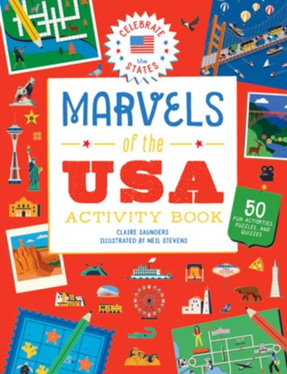 Marvels of the USA Activity Book, Claire Saunders - Paperback - 9781684642861