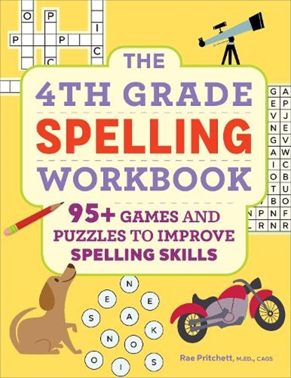 The 4th Grade Spelling Workbook, Rae Pritchett - Paperback - 9781685398842