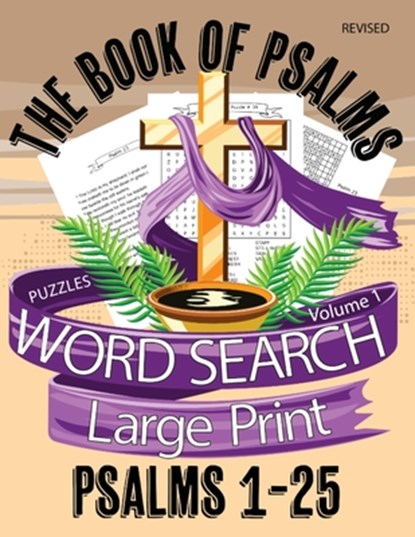 The Book Of Psalms Large Print Word Search Puzzles Volume 1 Psalms 1-25, Nezzie Bea - Paperback - 9781690825647