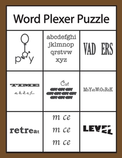 Word Plexer Puzzle: Rebus Puzzles Word or Phrase Fun and Challenge Game, Kenneth L. Stevenson - Paperback - 9781696405508