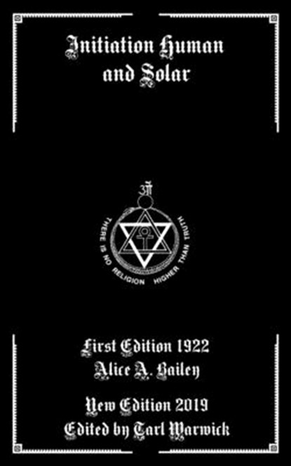 Initiation Human and Solar, Tarl Warwick - Paperback - 9781696955041