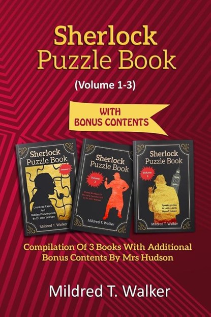 Sherlock Puzzle Book (Volume 1-3), Mildred T Walker - Paperback - 9781702915854