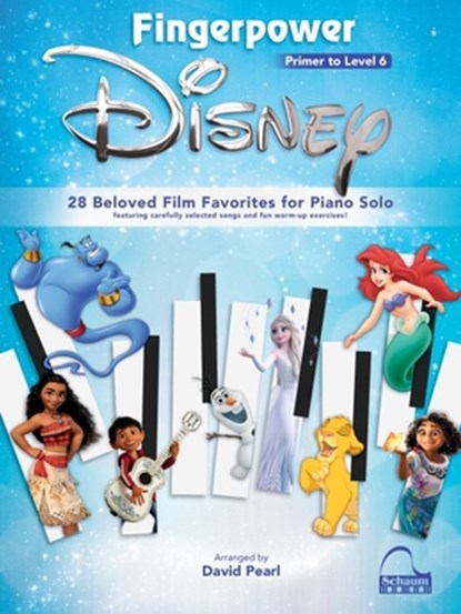 Fingerpower Disney: 28 Beloved Film Favorites for Piano Solo for Primer to Level 6 - Includes Illustrations from All the Movies!, David Pearl - AVM - 9781705197509