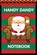 Handy Dandy Notebook: Christmas Santa Style - Kids little 6x9 inch notebook for drawing and detective clues with 120 sheets, BLUE,  Josh - Paperback - 9781710021684