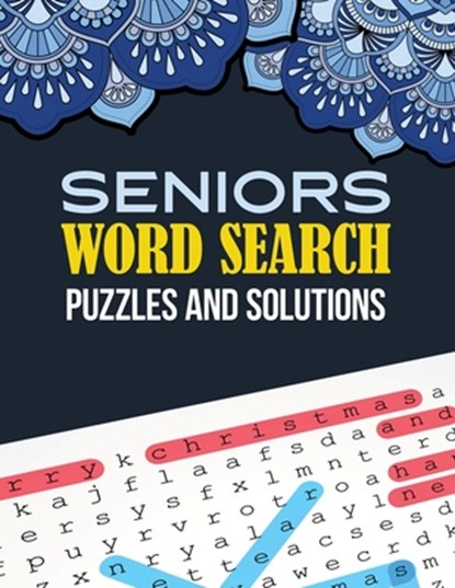 Seniors Word Search Puzzle and Solutions: Word Search Book Challenging and Fun Puzzles for Adults, Brian Game Book for Seniors in This Christmas Gift, Voloxx Studio - Paperback - 9781712110850