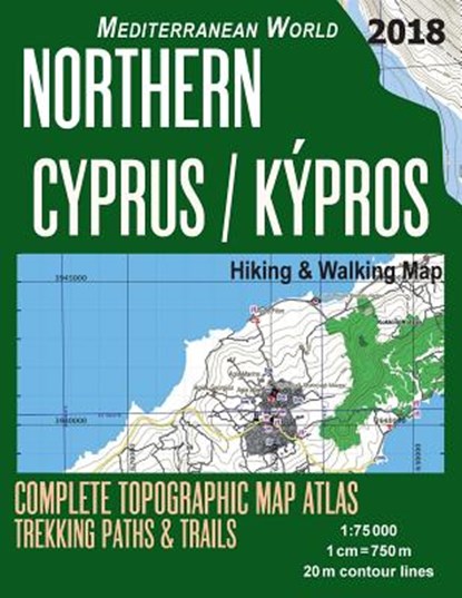 Northern Cyprus / Kypros Hiking & Walking Map 1, Sergio Mazitto - Paperback - 9781719199643