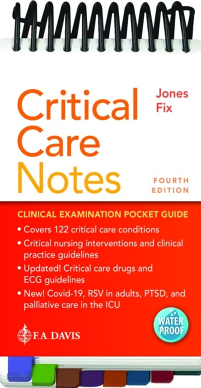 Critical Care Notes, Janice Jones ; Brenda Fix - Gebonden - 9781719650373