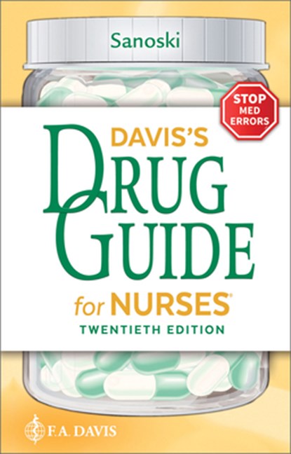Davis's Drug Guide for Nurses, Cynthia A. Sanoski ; April Hazard Vallerand - Paperback - 9781719653879