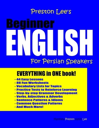 Preston Lee's Beginner English For Persian Speakers, Matthew Preston - Paperback - 9781721865079