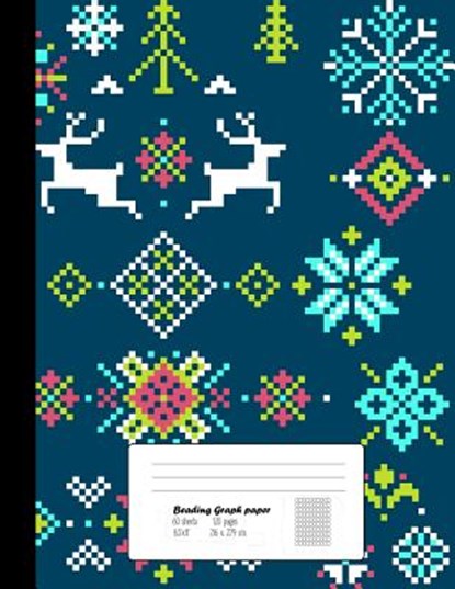 Beading Graph Paper: 8.5x11 Graph Paper for Design Beading Pattern- Beading on a Loom- Peyote Stitch Bead work, Bead Jewelry Bracelet /120 pages, Oryzastore Publishing - Paperback - 9781724886514