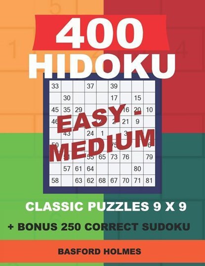 400 HIDOKU EASY - MED CLASSIC, Basford Holmes - Paperback - 9781726820127