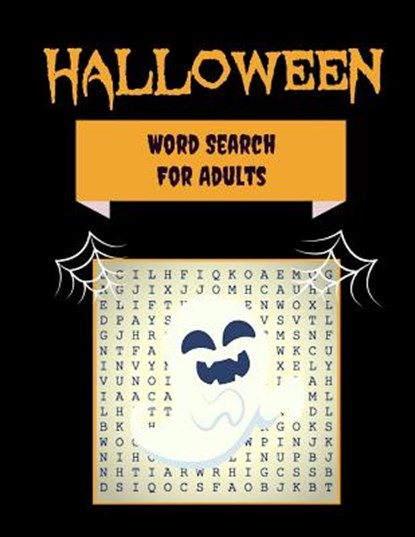 Halloween Word Search For Adults: 30+ Spooky Puzzles With Scary Pictures Trick-or-Treat Yourself to These Eery Large-Print Word Find Puzzles!, Makmak Puzzle Books - Paperback - 9781729023884