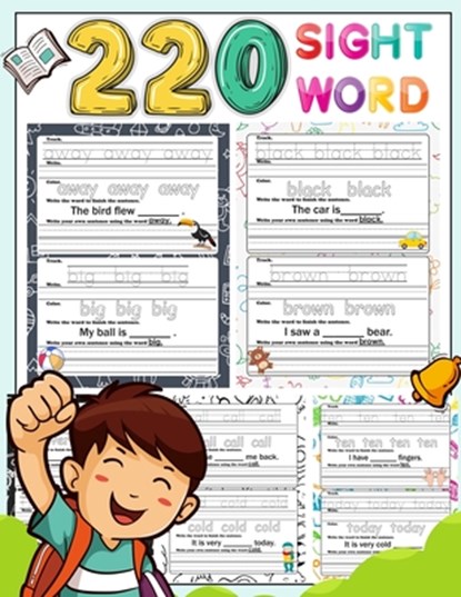 220 Sight Word: High-frequency sight word worksheets 5 Level for Pre-primer Primer First Second and Third or Preschoolers to 3rd Grade, Shacha Fourman - Paperback - 9781731257697