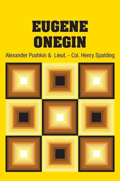 Eugene Onegin, Alexander Pushkin - Paperback - 9781731707536