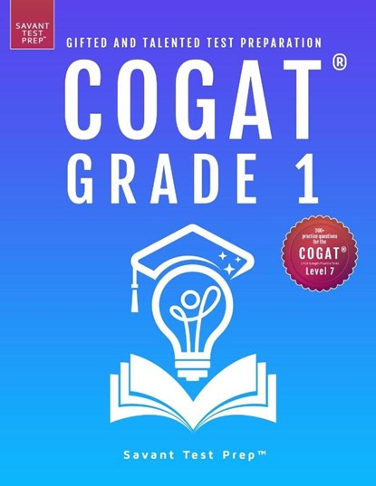 COGAT Grade 1 Test Prep, Savant Test Prep - Paperback - 9781733113250