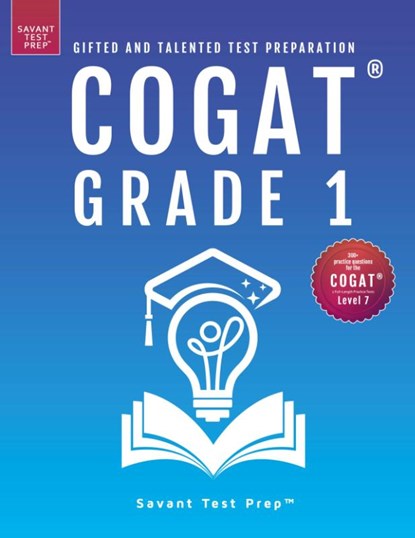 COGAT Grade 1 Test Prep, Savant Test Prep - Paperback - 9781733113250