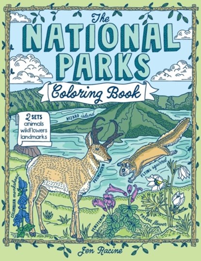 The National Parks Coloring Book, Jen Racine - Paperback - 9781733695947