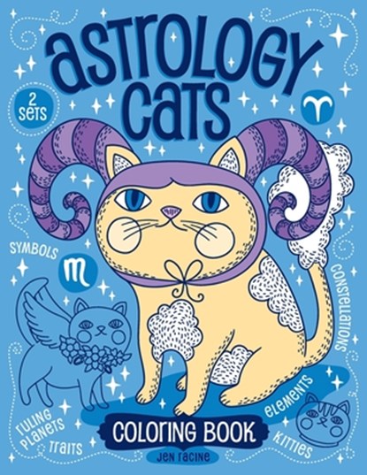 Astrology Cats Coloring Book, Jen Racine - Paperback - 9781733695954