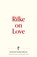 Rilke on Love, Rainer Maria Rilke - Paperback - 9781734588125