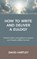 How to Write and Deliver a Eulogy, David Hartley - Paperback - 9781738539208