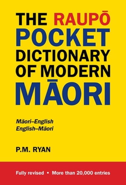 The Raupo Pocket Dictionary of Modern Maori, PM Ryan - Ebook - 9781742288840