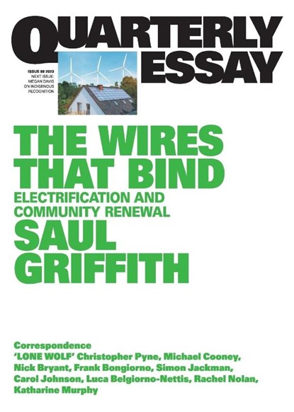The Wires That Bind, Saul Griffith - Paperback - 9781760644208