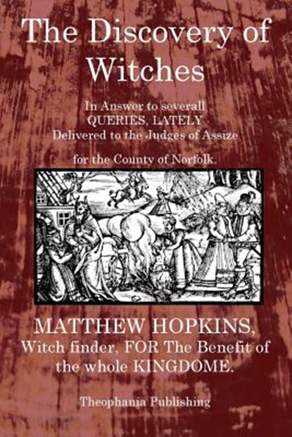 The Discovery of Witches, Matthew Hopkins - Paperback - 9781770831377