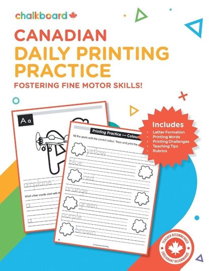 Canadian Daily Printing Practice Grades K-2, Demetra Turnbull - Paperback - 9781771053426