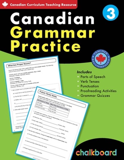 Canadian Grammar Practice Grade 3, David Macdonald ; Wendy Scavuzzo - Paperback - 9781771054041