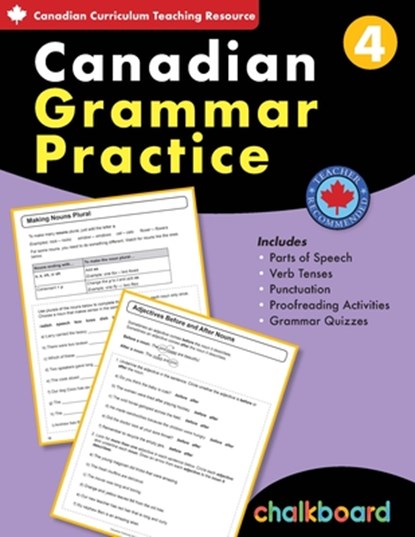 Canadian Grammar Practice Grade 4, David Macdonald ; Wendy Scavuzzo - Paperback - 9781771054058