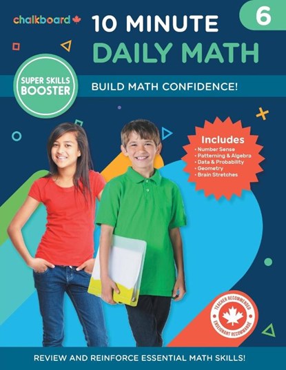 Canadian 10 Minute Daily Math Grade 6, Demetra Turnbull - Paperback - 9781771055611