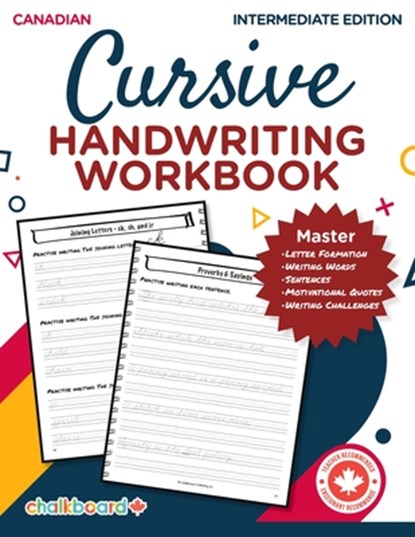 Intermediate Cursive Handwriting Workbook, Cassie Hatt - Paperback - 9781771058810