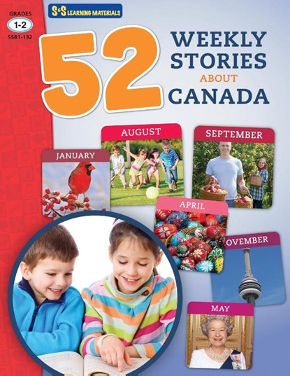 52 Weekly Nonfiction Stories About Canada Grades 1-2, Ruth Solski - Paperback - 9781771589628