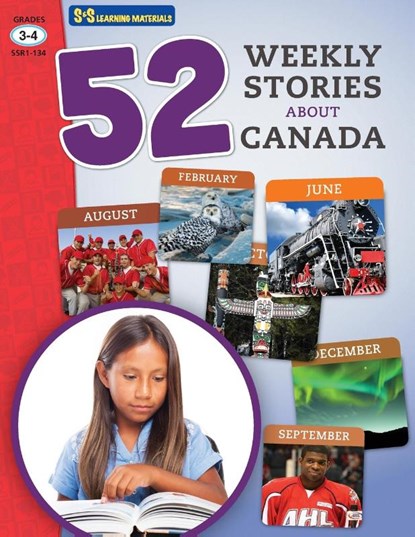52 Weekly Nonfiction Stories About Canada Grades 3-4, Ruth Solski - Paperback - 9781771589642