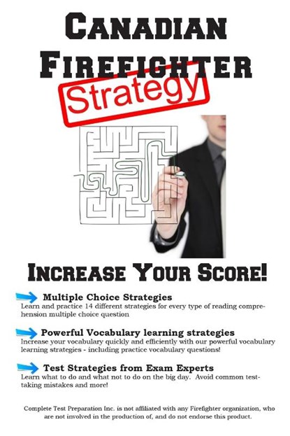 Canadian Firefighter Test Strategy, Complete Test Preparation Inc - Paperback - 9781772451825