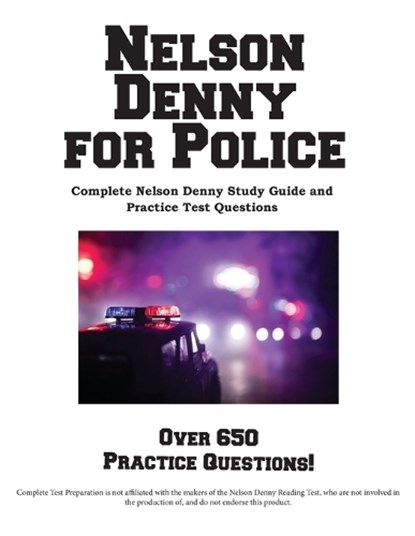 Nelson Denny for Police, Complete Test Preparation Inc. - Paperback - 9781772454703